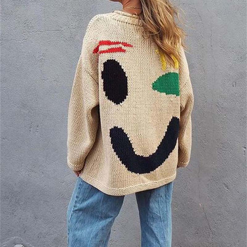 Levoire | En Tricot Décontracté Smiley