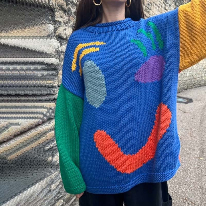 Levoire | En Tricot Décontracté Smiley