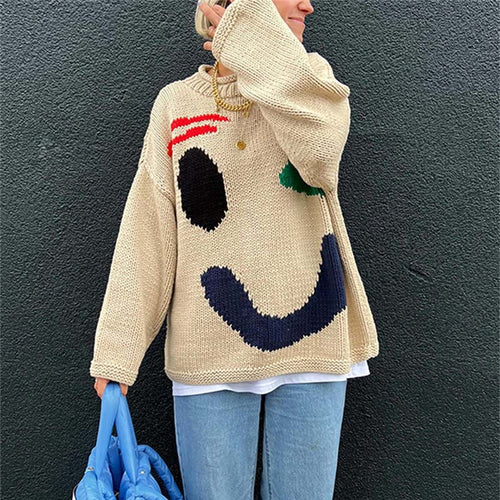 Levoire | En Tricot Décontracté Smiley