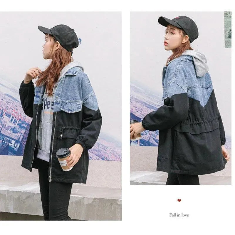 Levoire | Veste en patchwork en denim