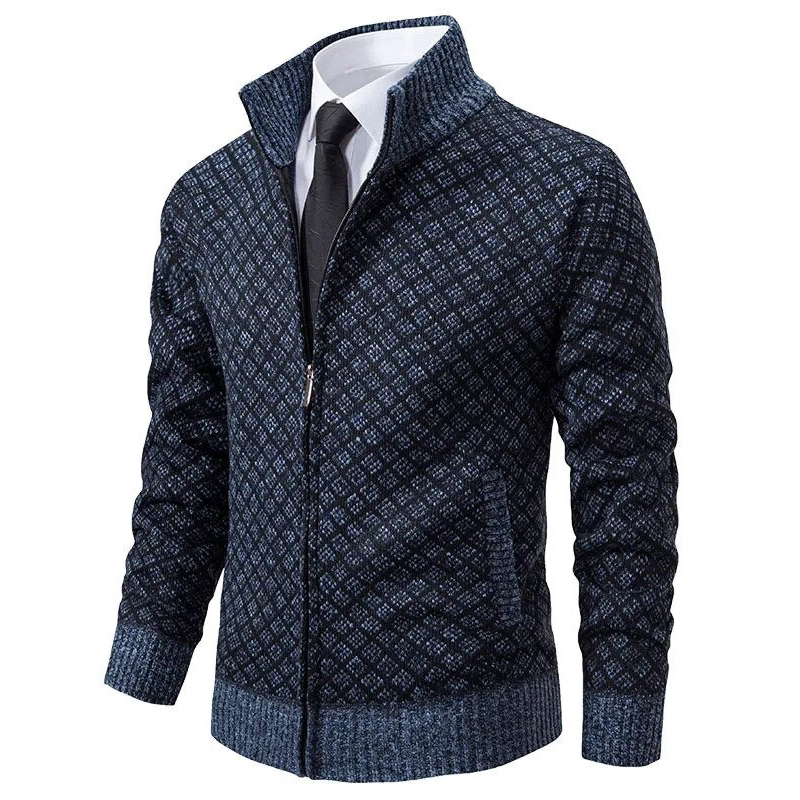 Levoire | Robe En Jacquard Pour Hommes Bleu foncé