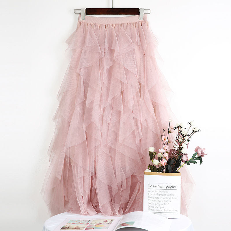 Levoire | Femmes Jupe Élégante Rosa Taille unique