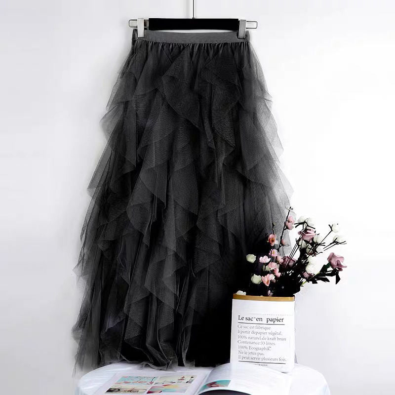 Levoire | Femmes Jupe Élégante Noir Taille unique