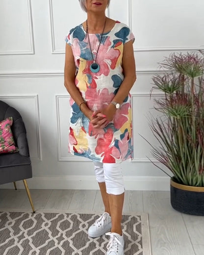 Levoire | Robe chemise avec imprimé papillon