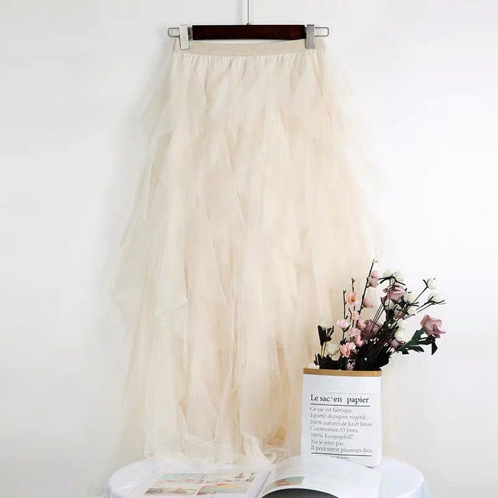 Levoire | Femmes Jupe Élégante Beige Taille unique
