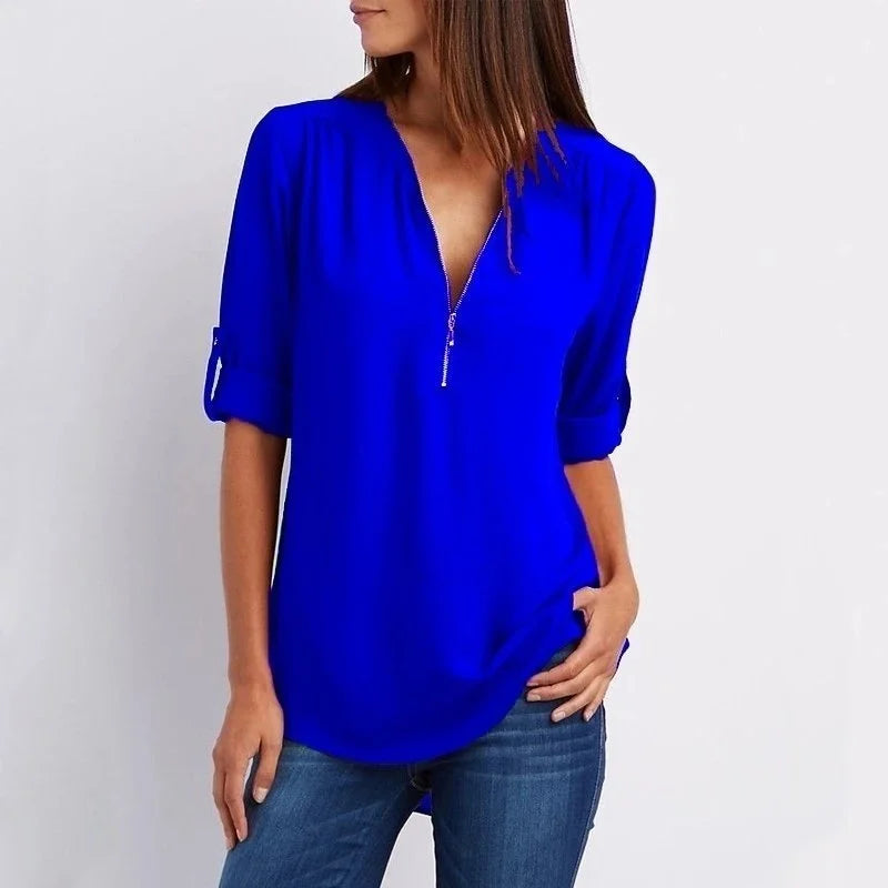 Levoire | Huppupaita avec zipper Bleu