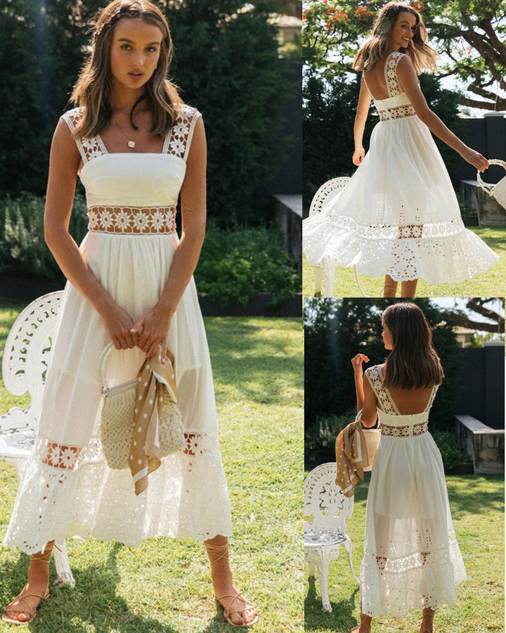 Robe de cocktail en dentelle pour femmes Levoire
