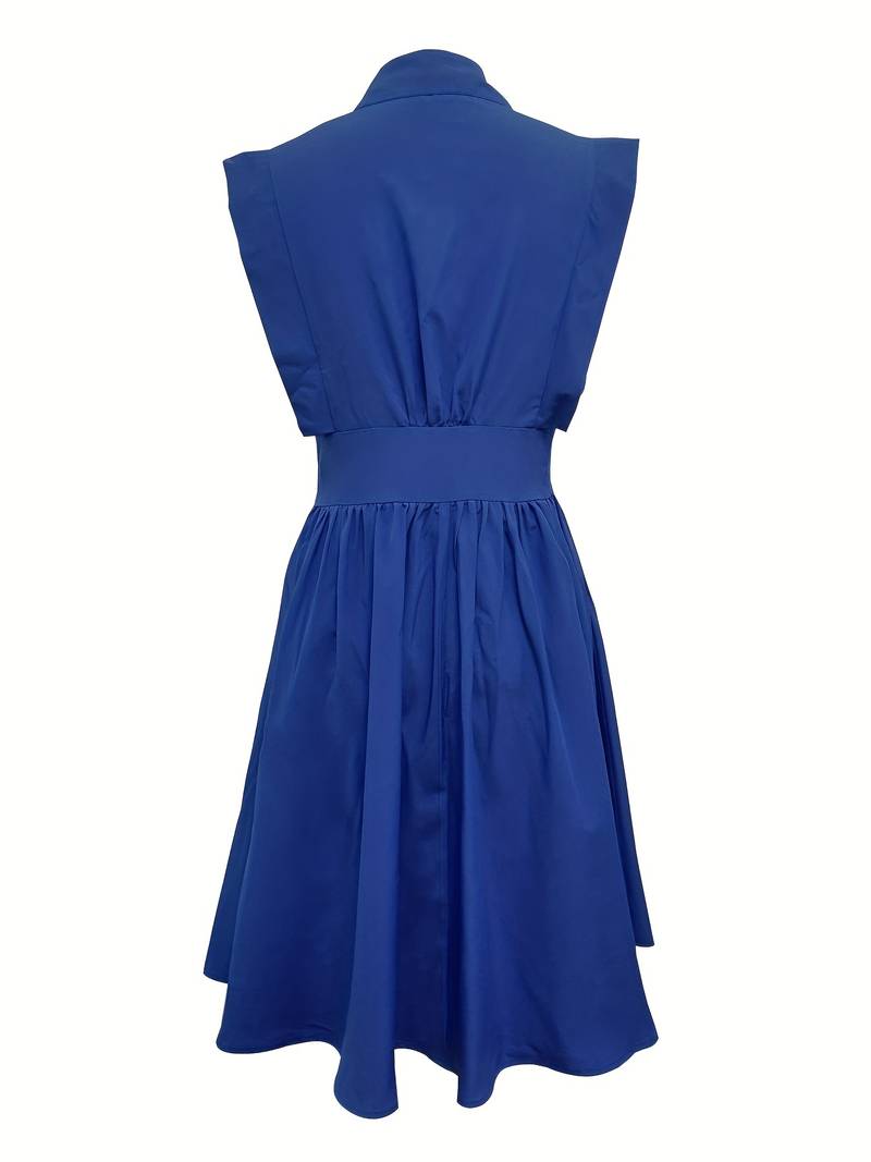 Levoire | Robe À Volants Avec Taille Fine Et Col