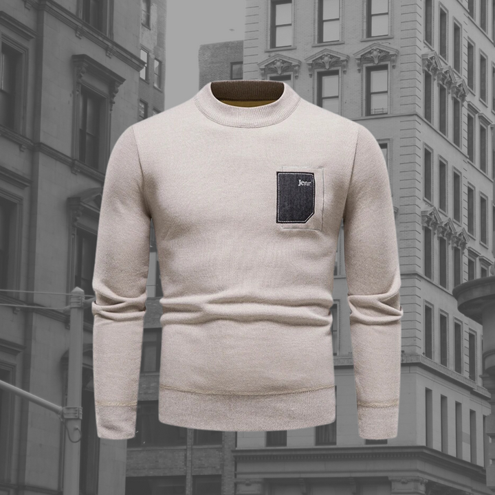Levoire | Pull En Tricot Décontracté À La Mode Pour Hommes Beige