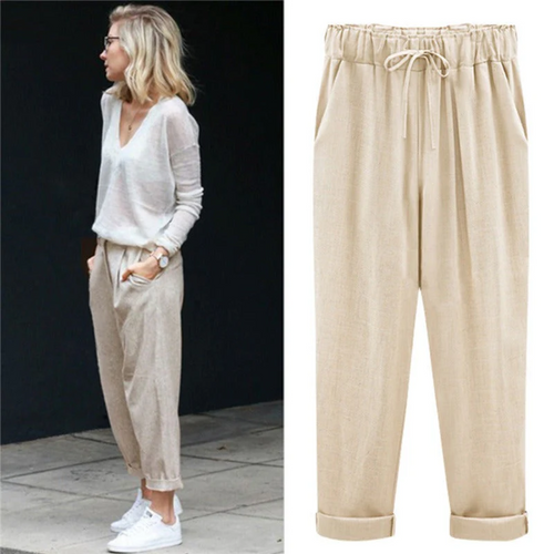Levoire | Pantalons d'été décontractés pour femmes avec cordon