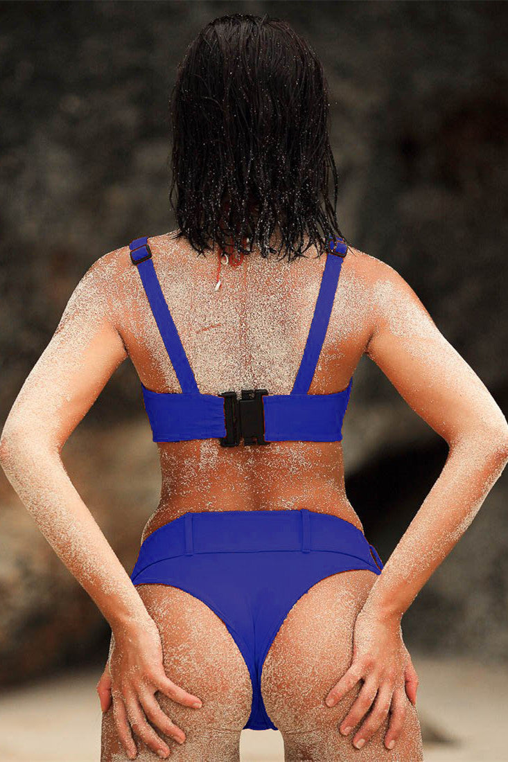 Levoire | Maillot de bain à boucle vert foncé