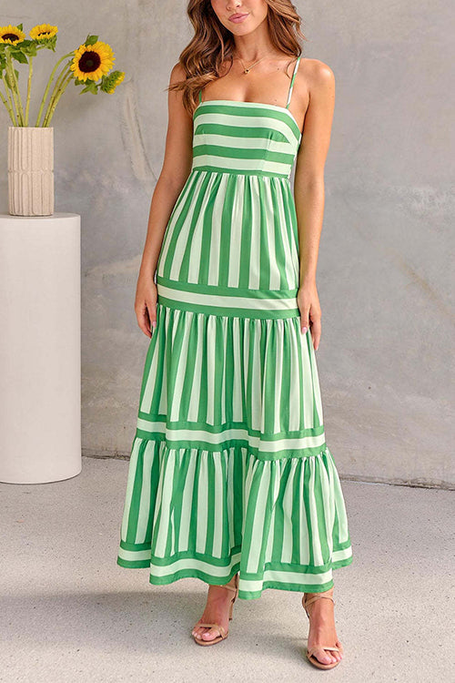 Levoire | Robe Maxi Rayée