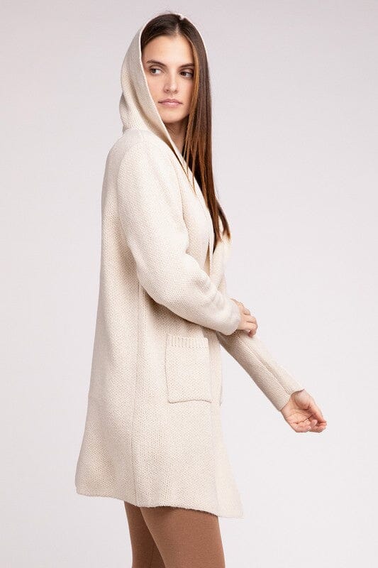 Levoire | Pull À Capuche Pour Homme À L'Avant Ouvert Cardigan