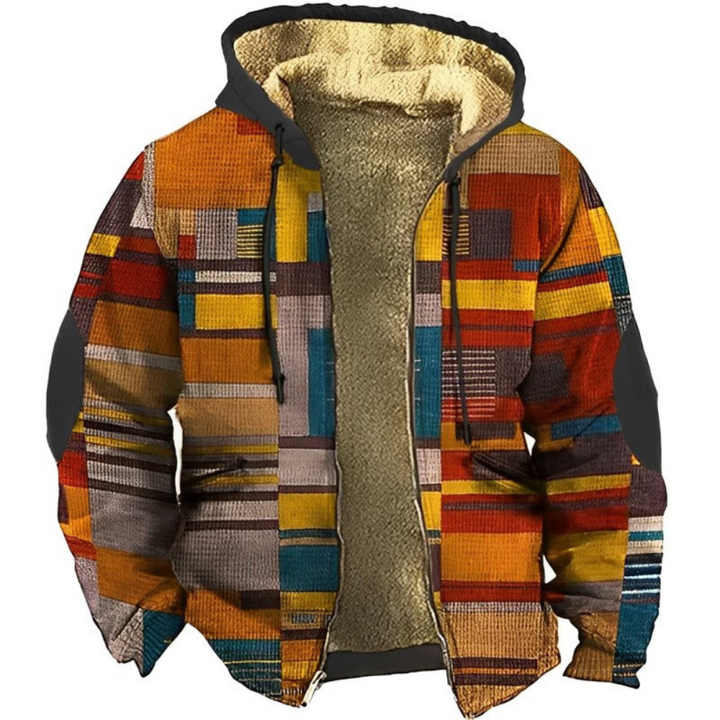 Levoire | Veste en polaire colorée avec capuche Orange