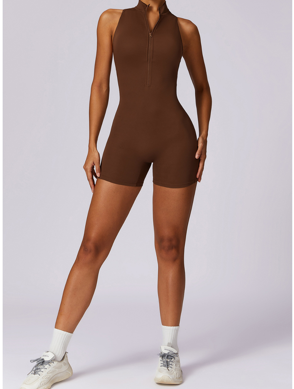 Levoire | Sculptant Yoga Fitness Combinaison (Sans Manches) Braun