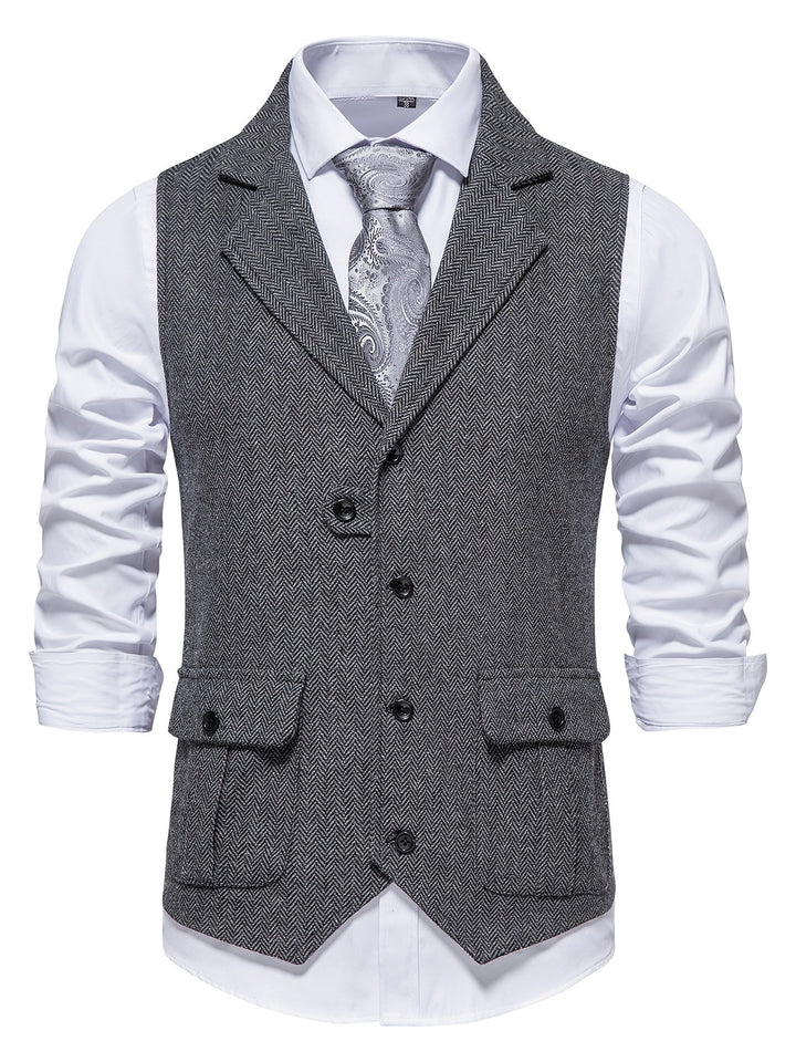 Levoire | Gilet Élégant Pour Hommes Pour Les Fêtes Gris clair
