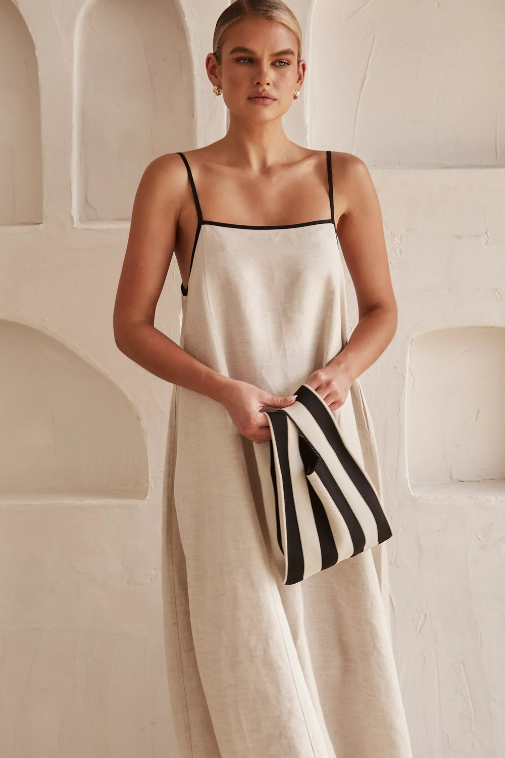Levoire | Robe Longue Elégante pour Femme - Beige
