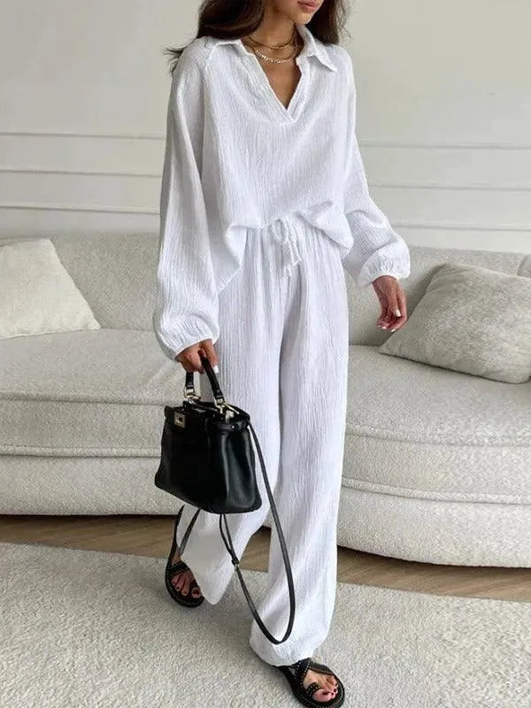 Levoire | Chemisier et pantalon de loisirs pour femmes