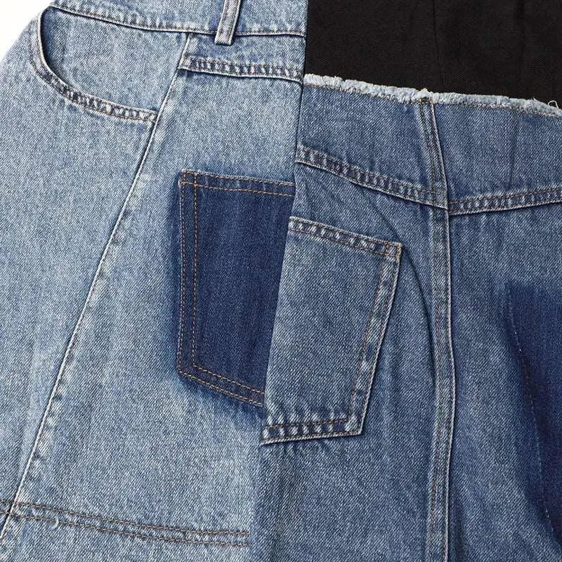 Levoire | Robe Sans Manches En Maille Avec Fermeture Et Détails Jean