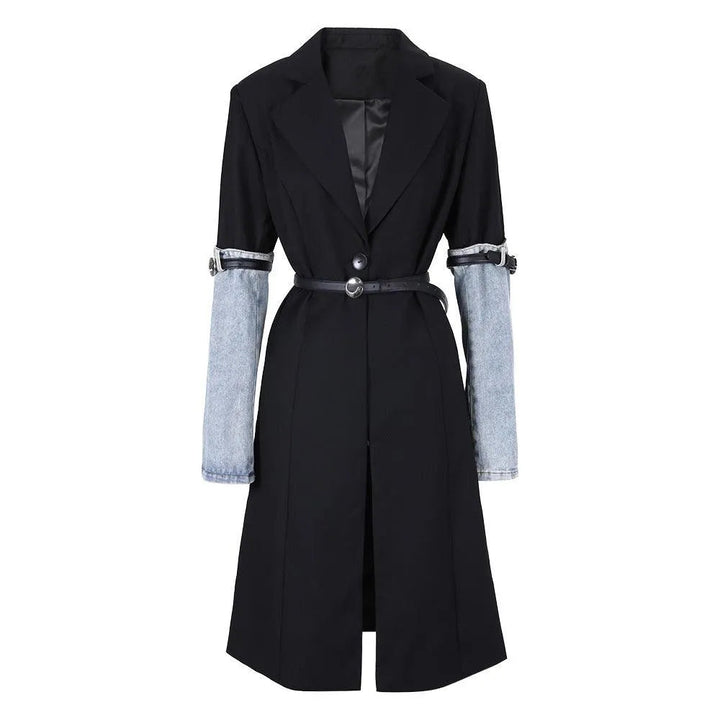 Levoire | Trench denim-patchwork pour femmes