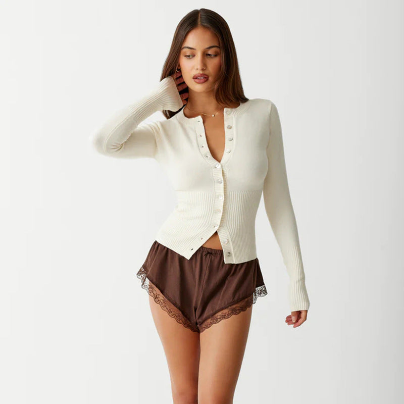 Levoire | Tricot Cardigan Blanc