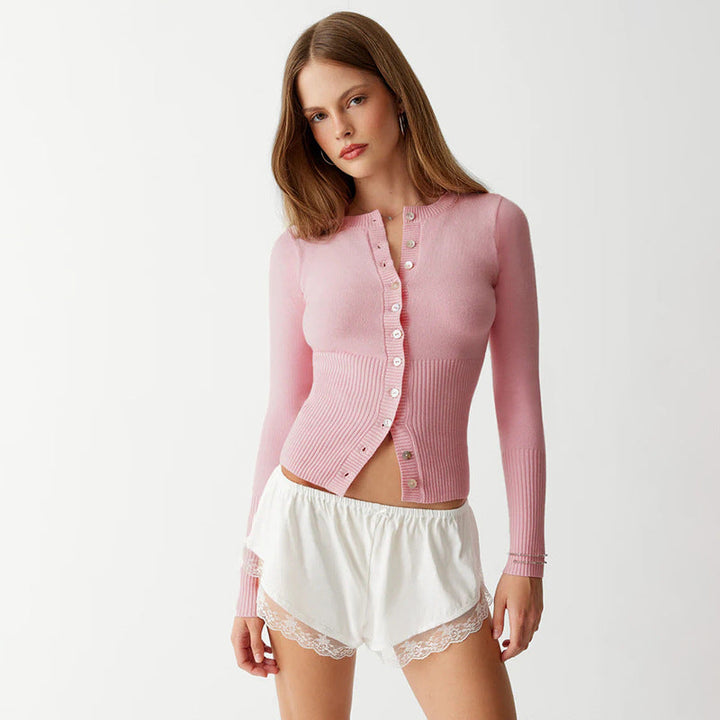 Levoire | Tricot Cardigan Rosa