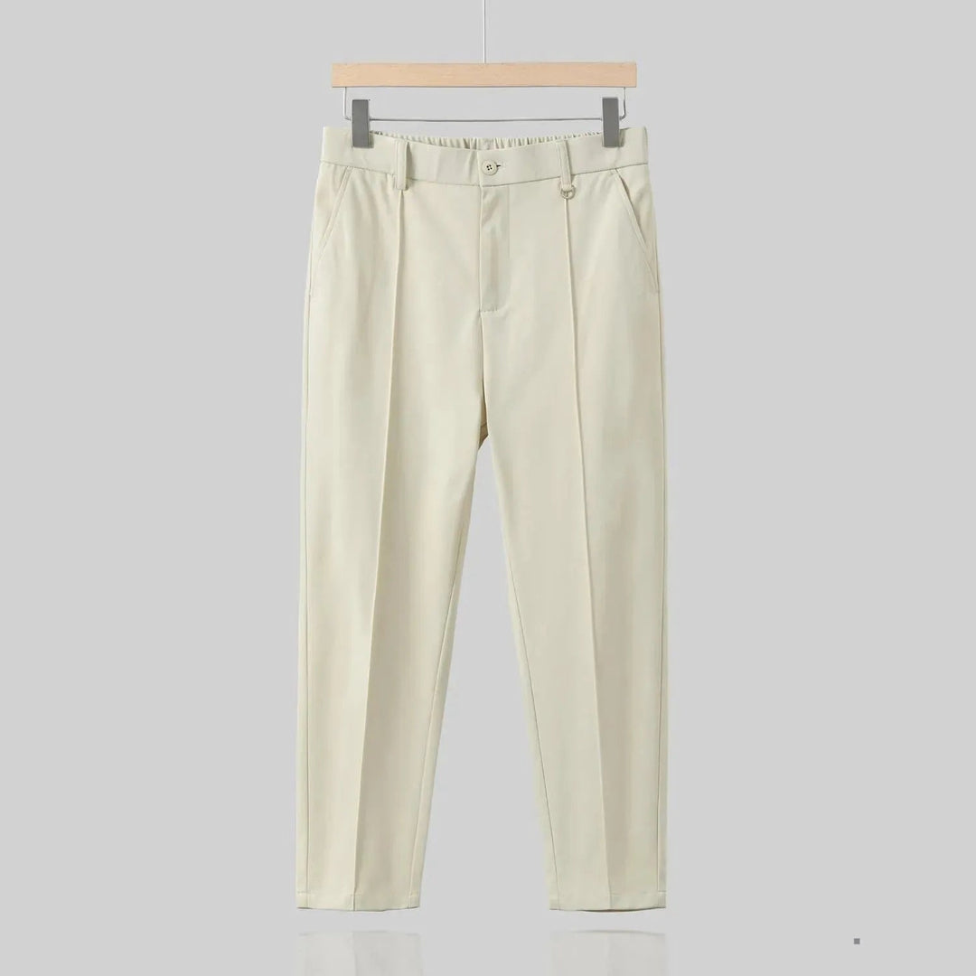 Levoire | Pantalon simple, sans plis, de couleur uniforme