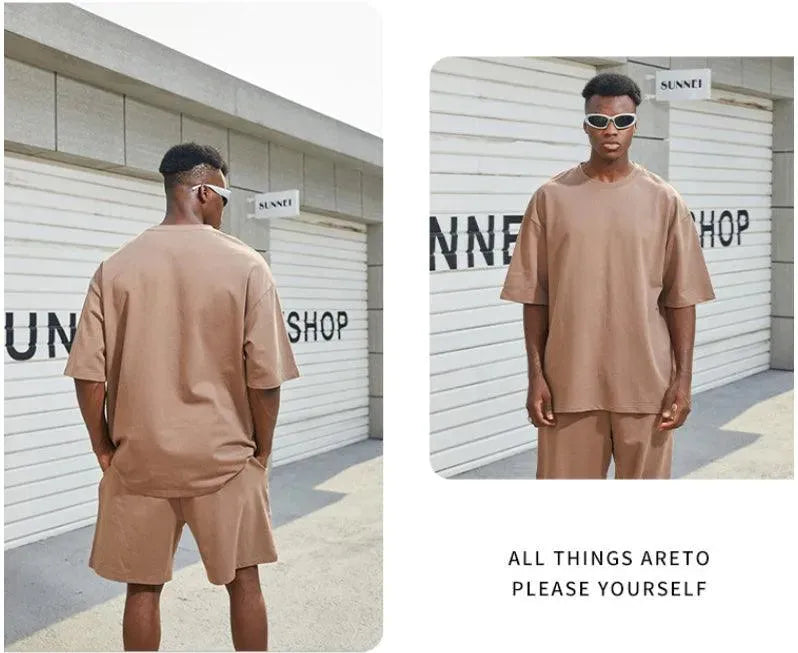 Levoire | T-shirt à manches courtes et shorts en coton