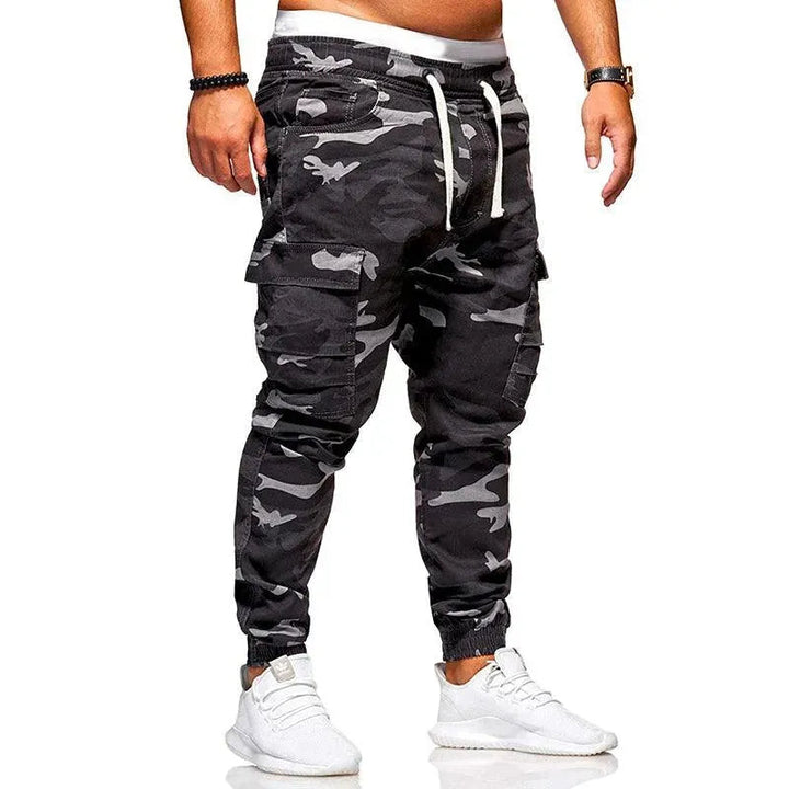 Levoire | Pantalons de loisirs camo à cordon mode homme