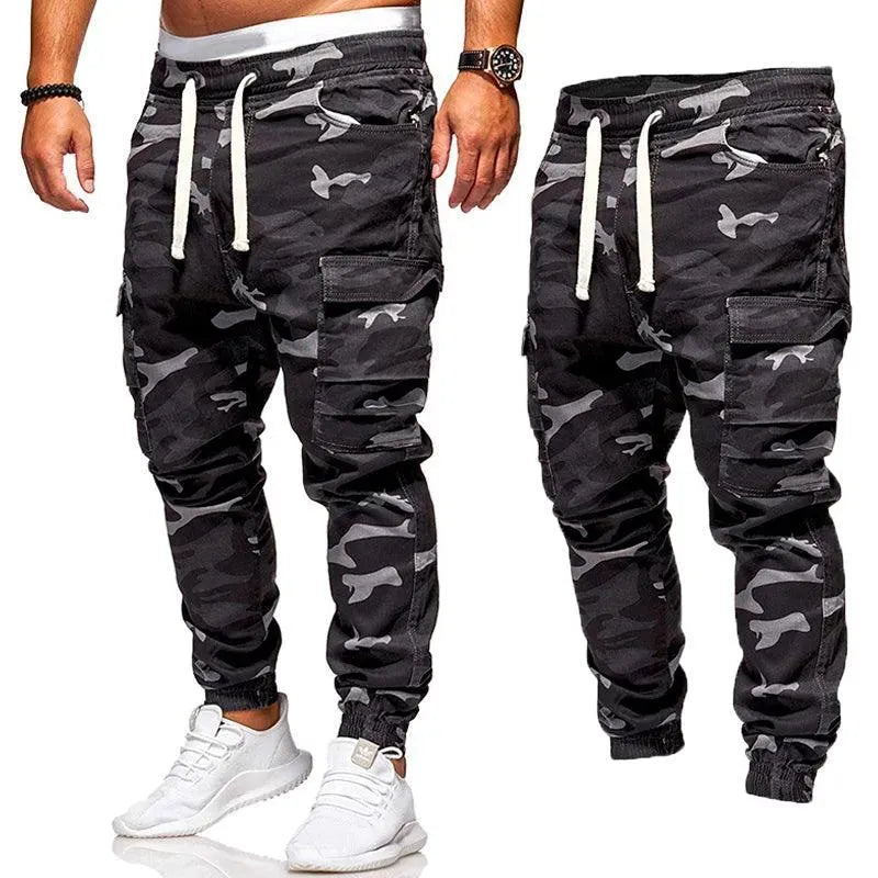 Levoire | Pantalons de loisirs camo à cordon mode homme