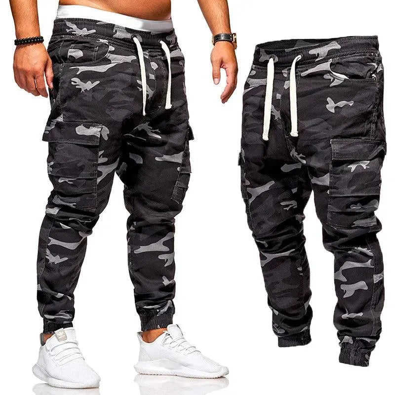 Levoire | Pantalons de loisirs camo à cordon mode homme