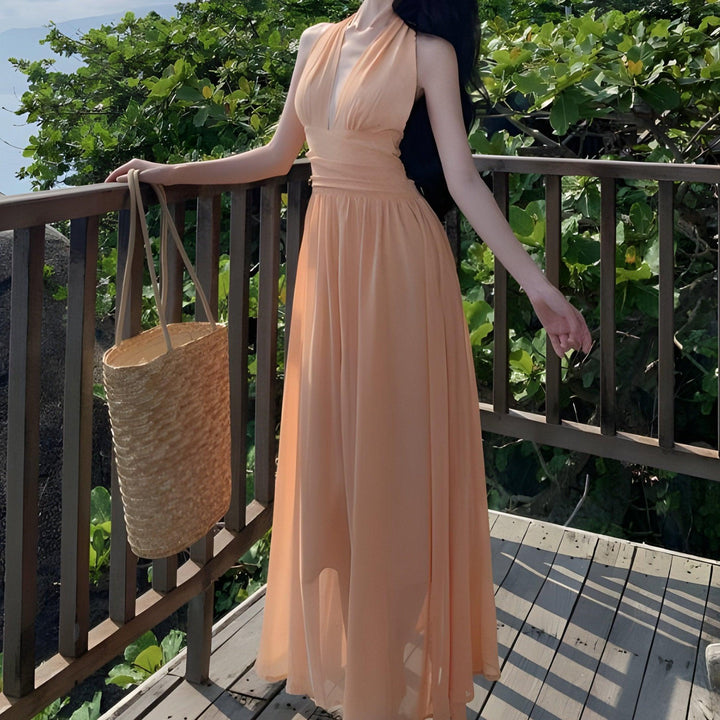 Levoire | Robe Maxi Élégante À Halter