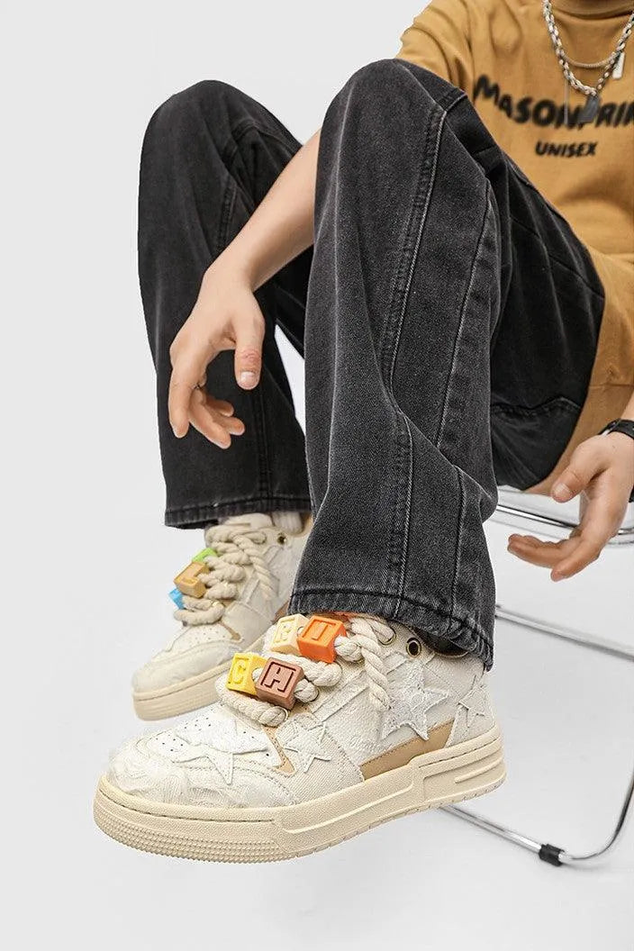 Levoire | Sneaker Unisexe avec des détails créatifs – Style original et décontracté