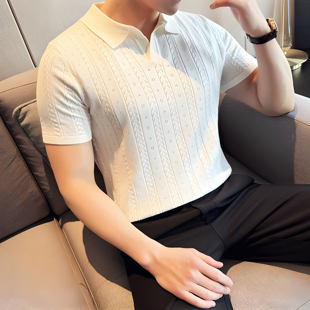 Levoire | Hommes Polo En Tricot Classique