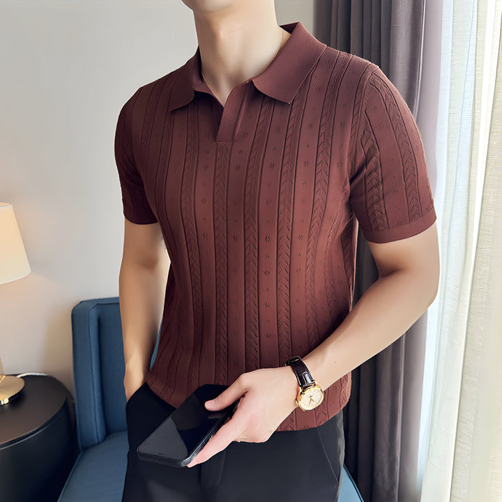 Levoire | Hommes Polo En Tricot Classique