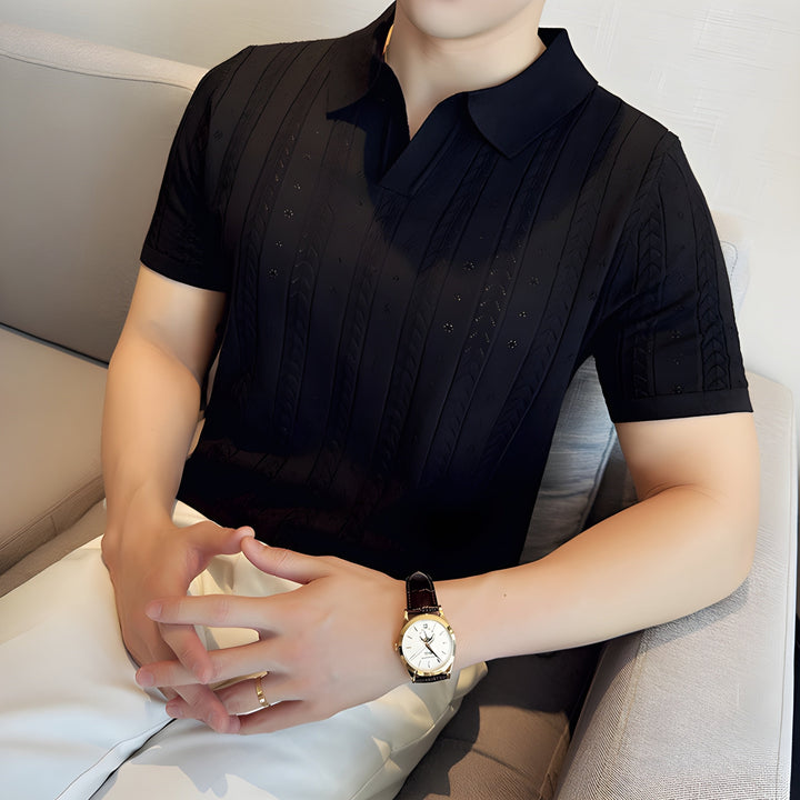Levoire | Hommes Polo En Tricot Classique