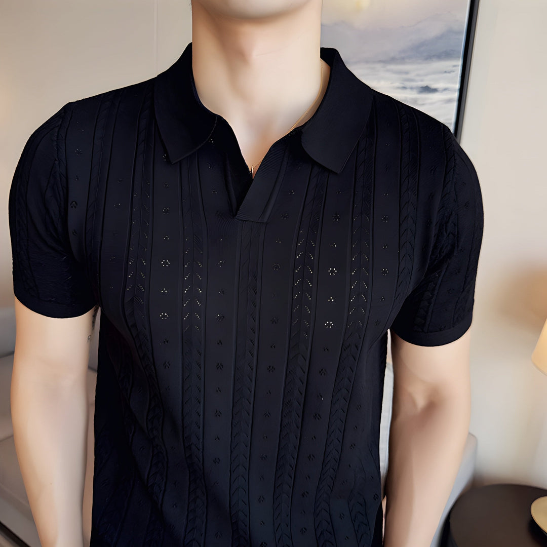 Levoire | Hommes Polo En Tricot Classique
