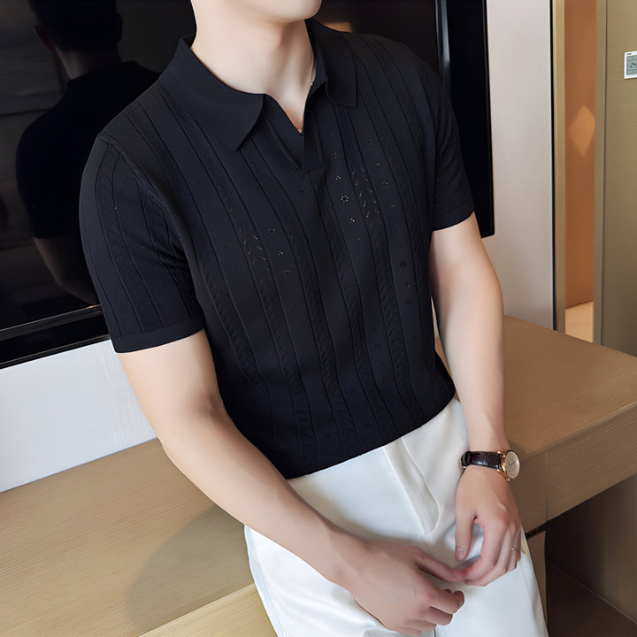 Levoire | Hommes Polo En Tricot Classique