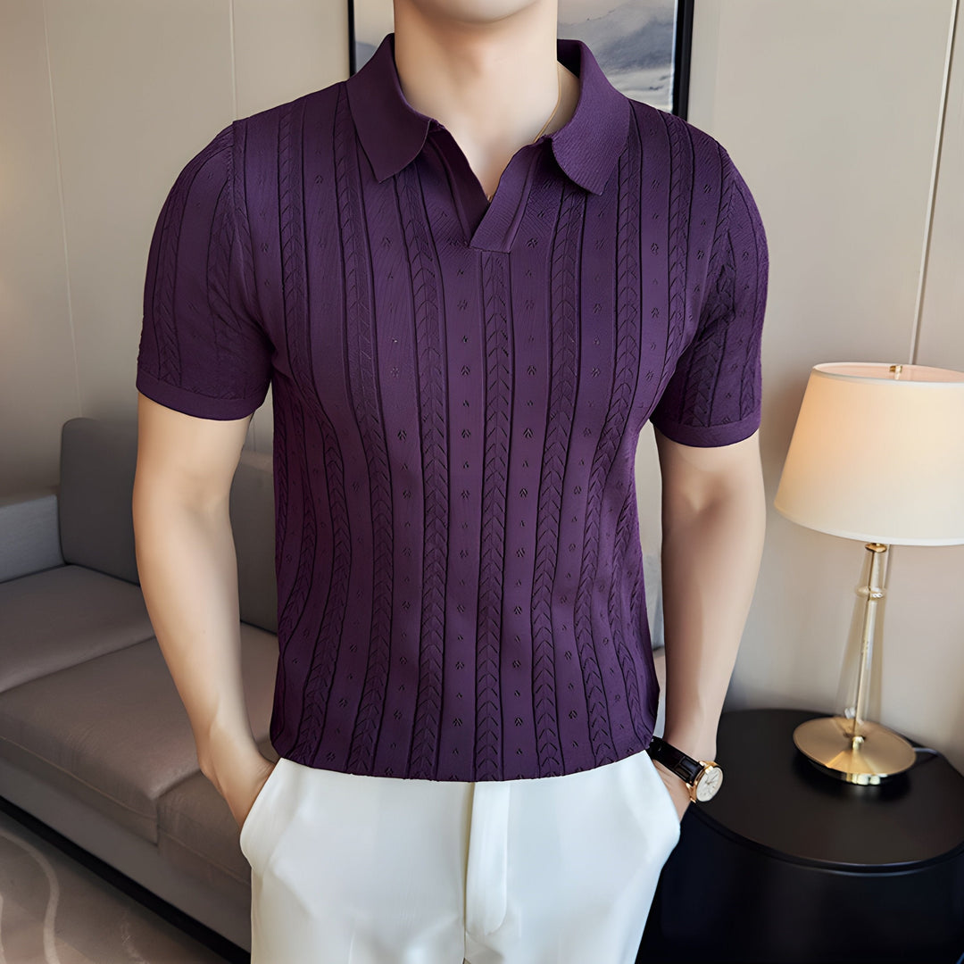 Levoire | Hommes Polo En Tricot Classique