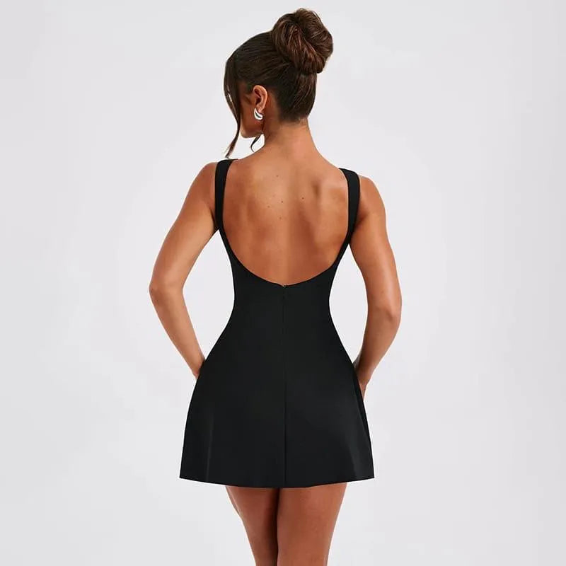 Levoire | Robe courte, sexy, moulante sans dos
