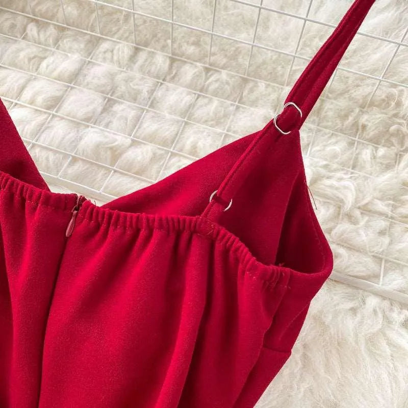 Levoire | Robe à décolleté en V et fente