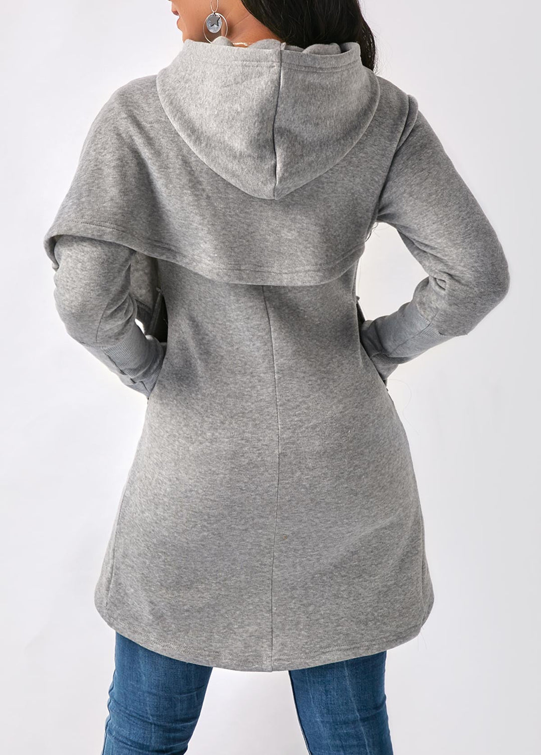 Levoire | Sweat À Capuche Asymétrique Tendance