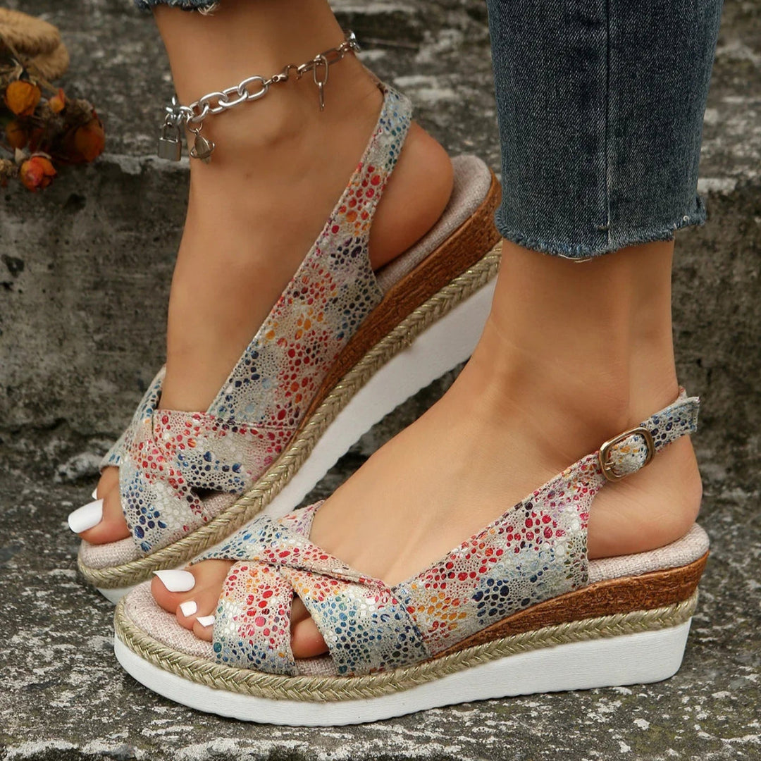Levoire | Sandalette à talon pour femmes Gris