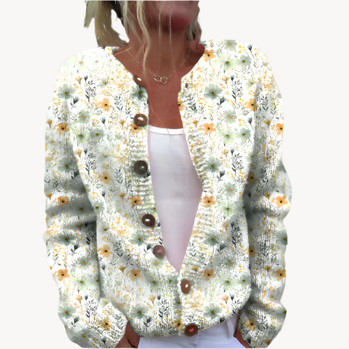 Levoire | Cardigan Avec Motif Floral Pour Femmes
