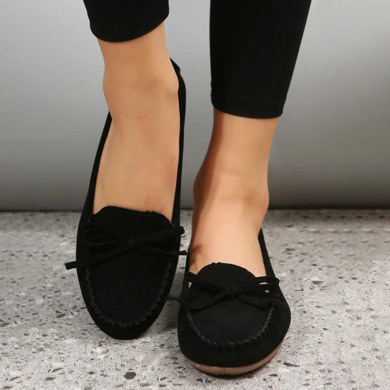 Levoire | Chic Loafers Avec Détails En Lacets Pour Femmes Noir