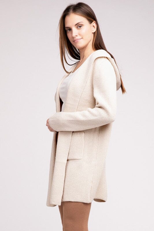 Levoire | Pull À Capuche Pour Homme À L'Avant Ouvert Cardigan