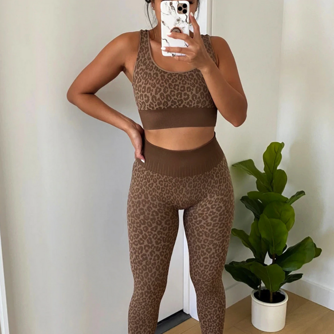 Levoire | Ensemble De Sport Panthère Un Ensemble De Sport Sexy Et Audacieux