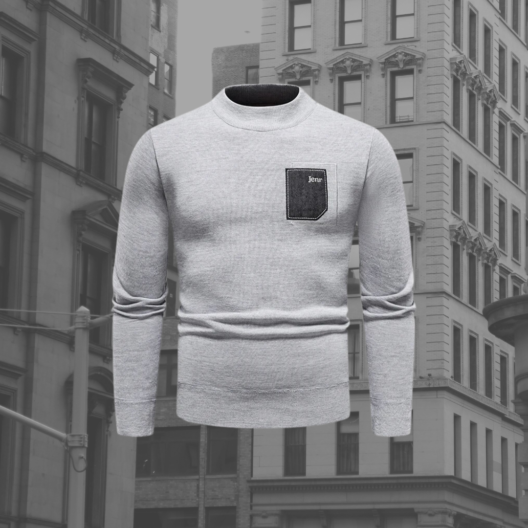Levoire | Pull En Tricot Décontracté À La Mode Pour Hommes Gris