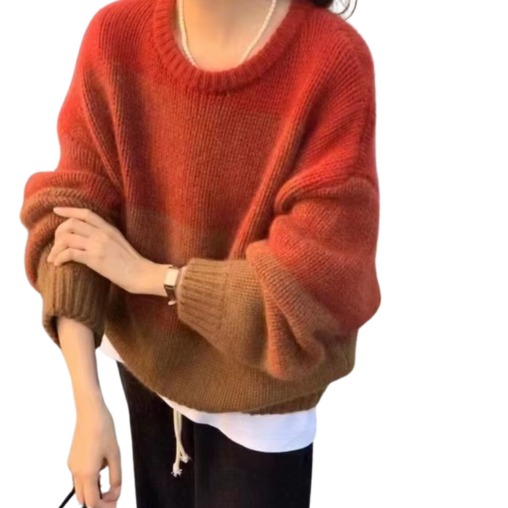 Levoire | Pull En Tricot Doux, Avec Une Couleur Grise Rot