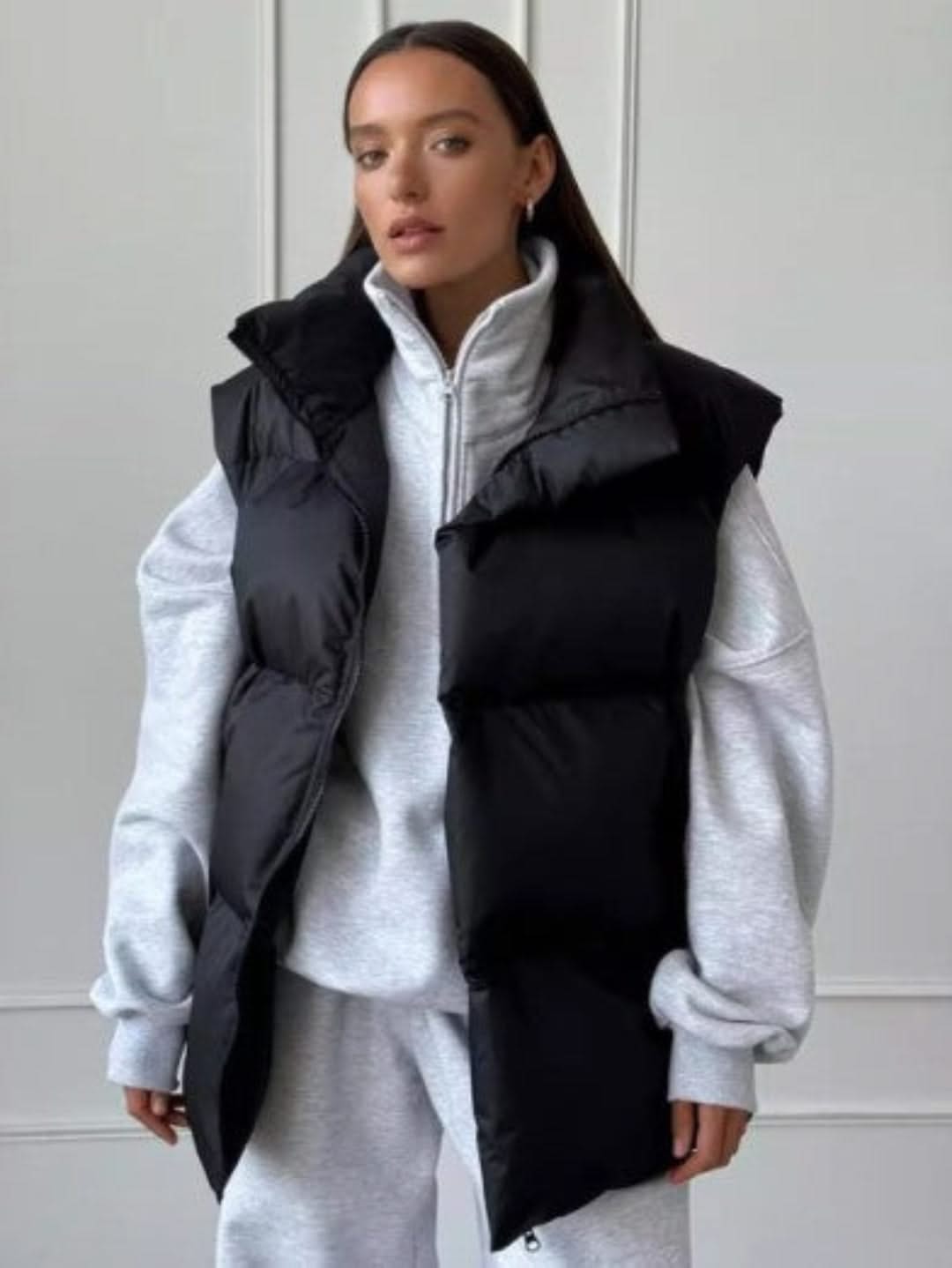 Levoire | Veste Puffer Sans Manches Pour Femmes Élégance Et Chaleur Essentielle Pour Cela Noir
